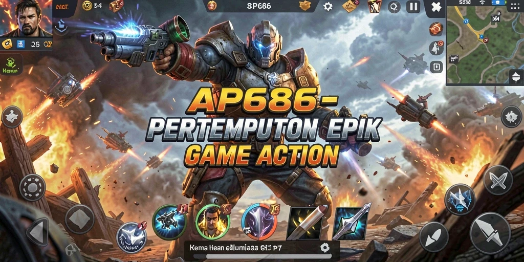 Tampilan gameplay Action yang mendebarkan dalam AP686.