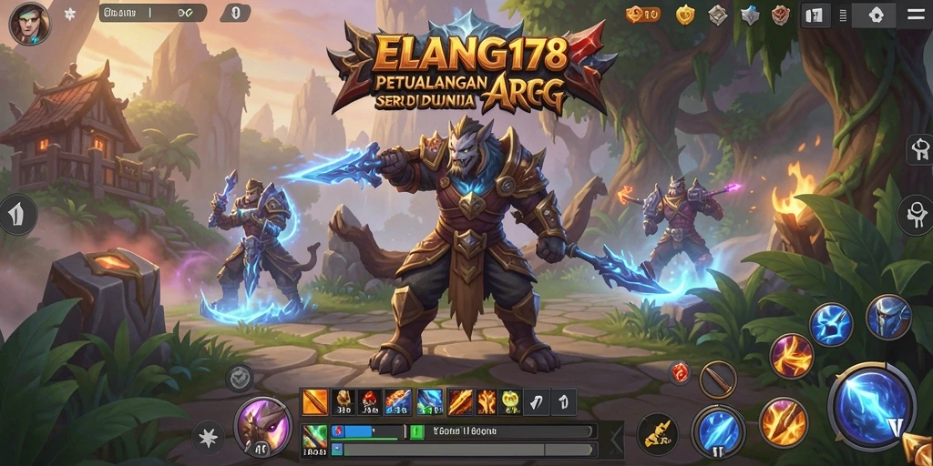 Screenshot gameplay menampilkan aksi mendebarkan di ELANG178.