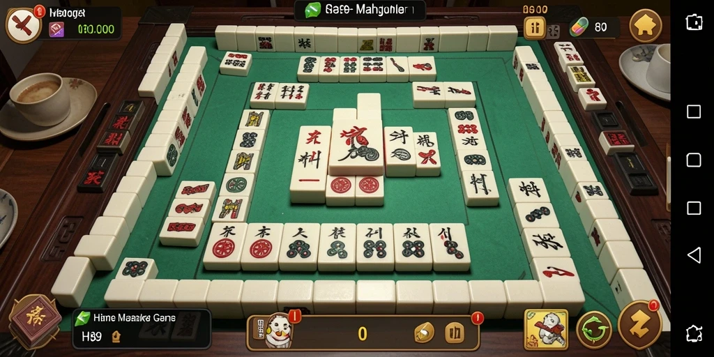 Tampilan gameplay Mahjong yang menarik dan menantang di H89.