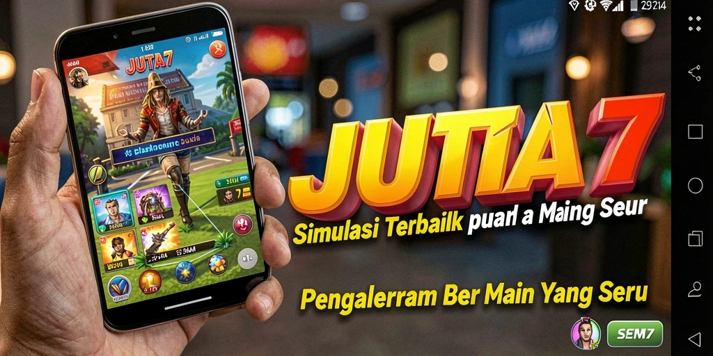 Gameplay menarik dalam JUTA7 menunjukkan kreativitas tanpa batas.