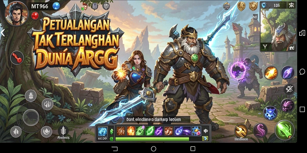 Tampilan gameplay ARPG yang menakjubkan dalam MT966.