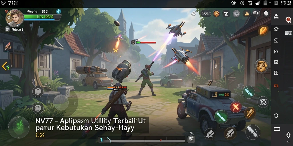 Tampilan antarmuka NV77 yang user-friendly dan mudah digunakan.